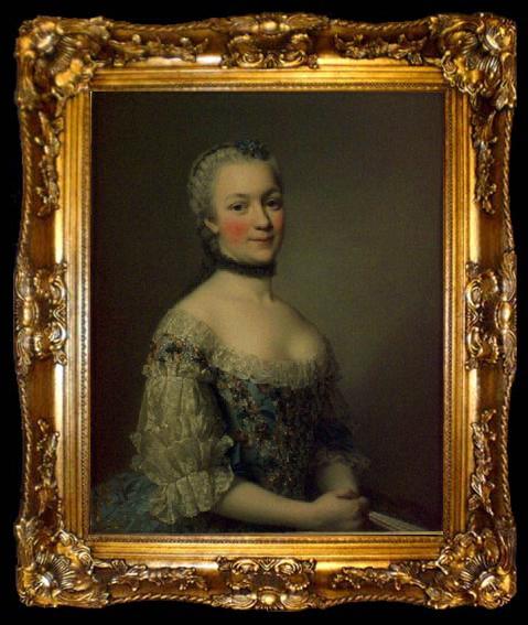 framed  Alexander Roslin Countess Mniszech,, ta009-2